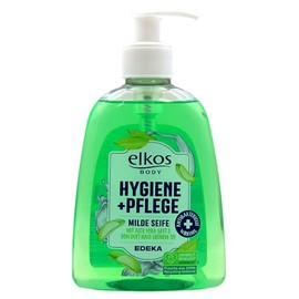 Elkos Body Hygiene + Care Mild Soap Pack of 8 x 300 ml