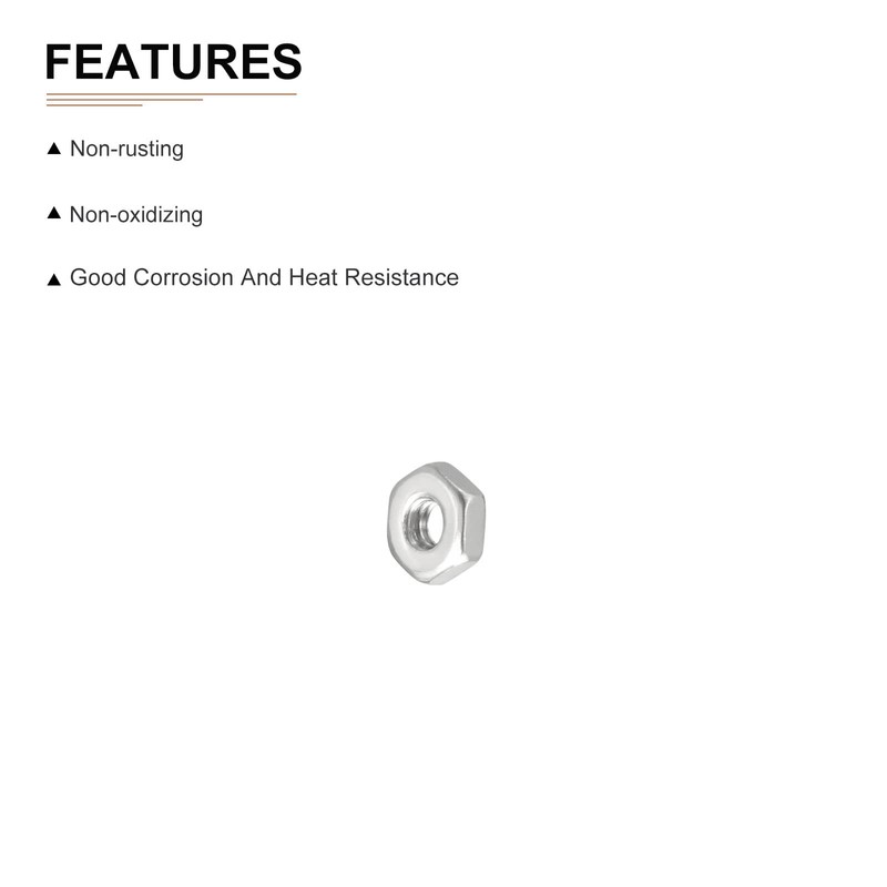 DTGN #2-56(UNC) Hex Nuts - 50 Pack - Good for