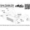 For Axial Inner Fender Kit for Jconcepts Anvil Body (Fits