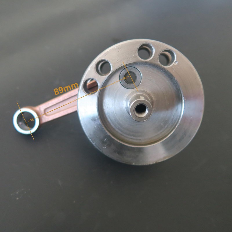 CDHPOWER YD85cc Crankshaft Kit Assy with 4 Balanced Holes, Fit