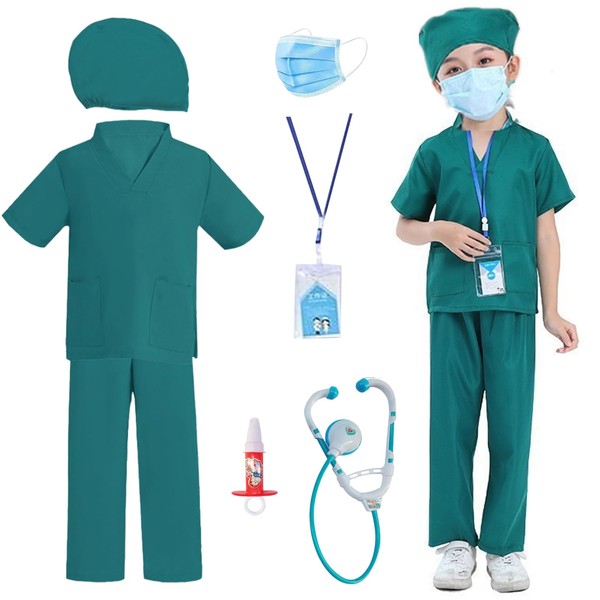 DKDDSSS Doctors Set for Kids, Doctor Costume Set, Doctor Playset