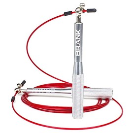 BRANK SPORTS® Speed rope set incl. 3 steel spare cables | Ideal for Crossfit, fitness, boxing and easy double under | Jump ropes for fitness women and