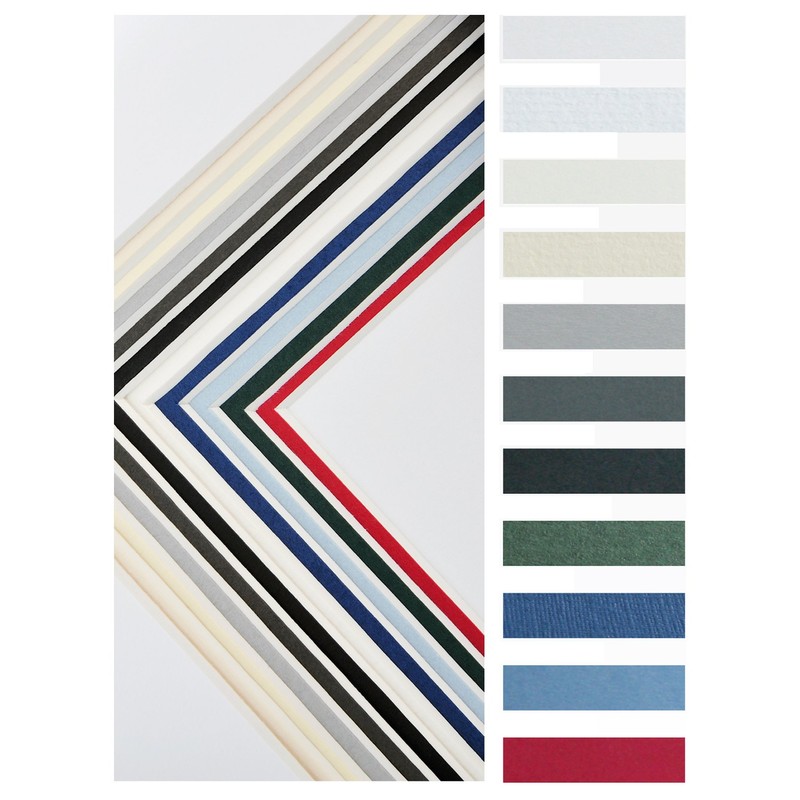walther Design PassepArtouts Grey for Frame size: 13 x 18