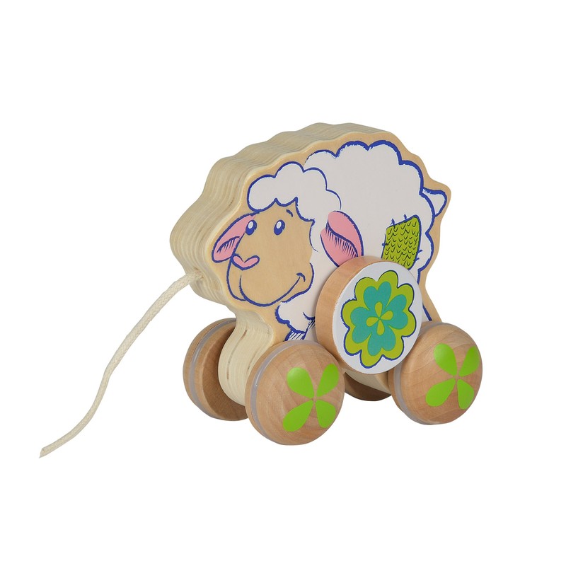 Eichhorn 100005808 "Sheep Pull Along (13 cm)