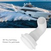 Marine Thru Hull Connector Leakproof Ergonomic Reliable Rugged 90° Thru