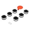 Trimmer Spool Line HeavyDuty Line String Replacement Cutter Accessories 30ft/0.065in