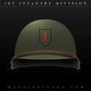 TACOPSGEAR Big RED ONE 1ST Infantry Division Helmet Patch