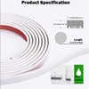 16.4 Ft Peel and Stick Trim,Flexible Peel and Stick Trim