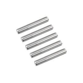sourcing map Fully Threaded Rod M8 x 45mm 1.25mm Thread Pitch 304 Stainless Steel Right Hand Threaded Rods Bar Studs 5 Pack