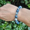 Unbranded K2 Granite Azurite Jasper 8MM Bead Healing Reiki Balance