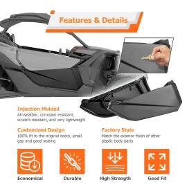 SI Lower Door Panels Insert For Can Am Maverick X3 2017-2025 Half 2 Doors 715002903