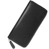 Dom Teporna Men's Wallet, No Bulge, Long Wallet, YKK Zipper,