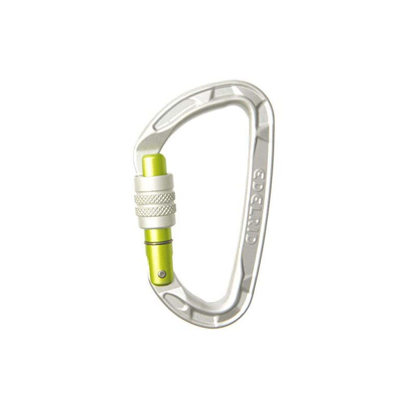 Edelrid Pure Screw 3 (Color: Silver) Mountaineering Climbing Carabiner Screw