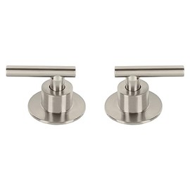 Foset Tubig TBMR-62N, Juego de 2 manerales para regadera palanca color satín línea Tubig