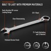 HORUSDY 13-Piece Sturdy Ratcheting Wrench Set | Metric Sizes 6–19mm