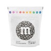 M&M’S WORLD Silver Milk Chocolate Candy Bulk - 2lbs Resealable