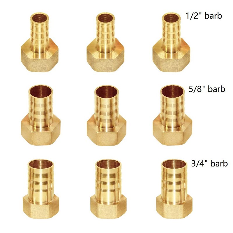 Joywayus 3 Way Shut off Ball Valve 1/2" Hose Barb