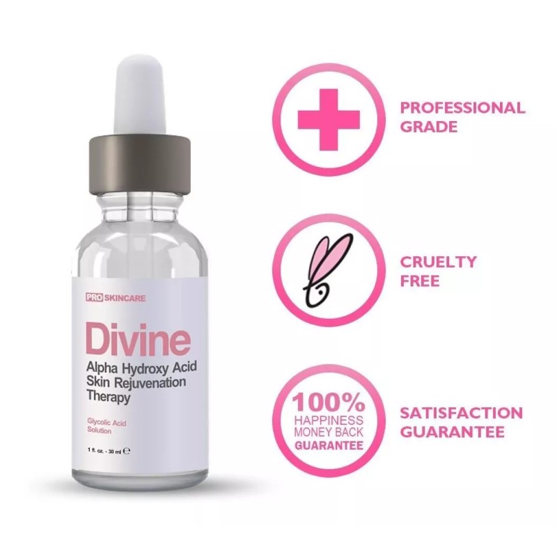 Divine Derriere El Ácido Glicólico Al 40% Peeling Químico -