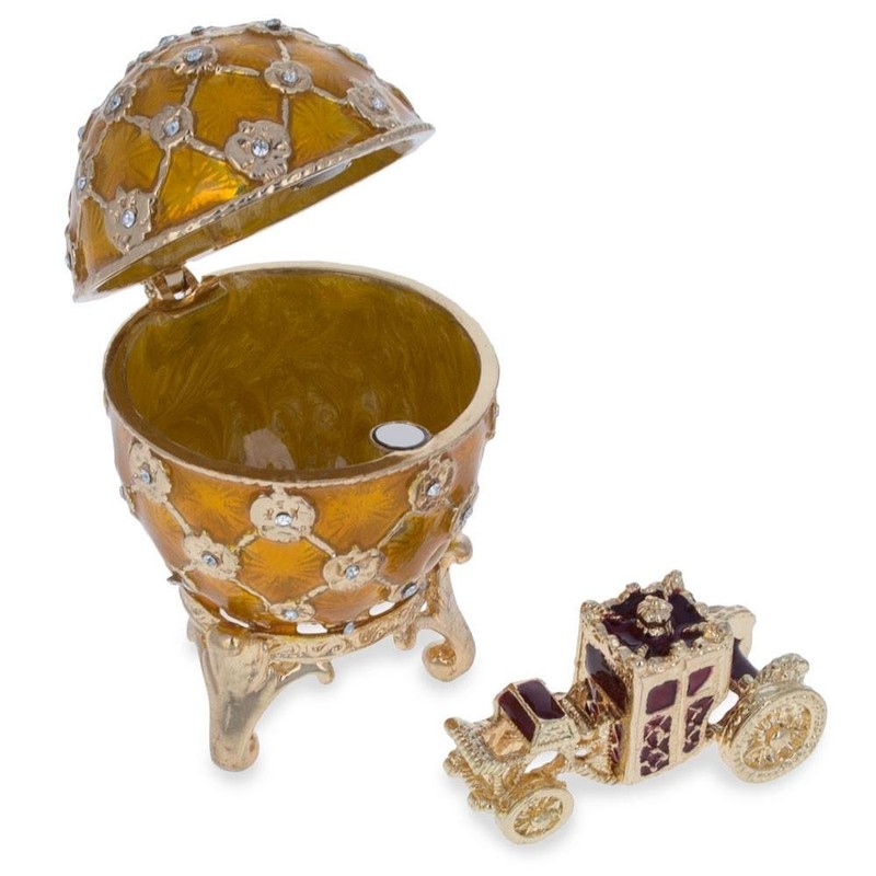 BestPysanky 1897 Coronation Royal Imperial Easter Egg 2.5 Inches