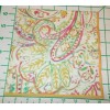 Caspari Two Decorative Luncheon Napkins for Decoupage "Painted Paisley Gold