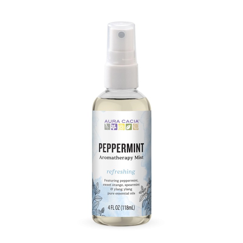 Aura Cacia Room and Body Mist, Refreshing Peppermint, 4 Fluid