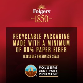 Folgers 1850 Trailblazer Medium-Dark Roast Ground Coffee, 12 Ounce (Pack of 6)