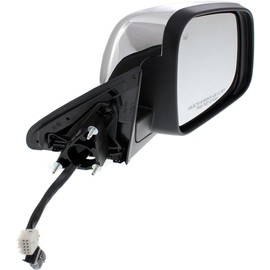 Kool-Vue Compatible with GRAND CHEROKEE 11-16 MIRROR RH, Power, Manual Folding, Heated, Chrome, w/Memory and Signal Light, w/o Auto Dimming and Blind Spot Detection, (Exc. SRT/SRT-8/Summit Model)
