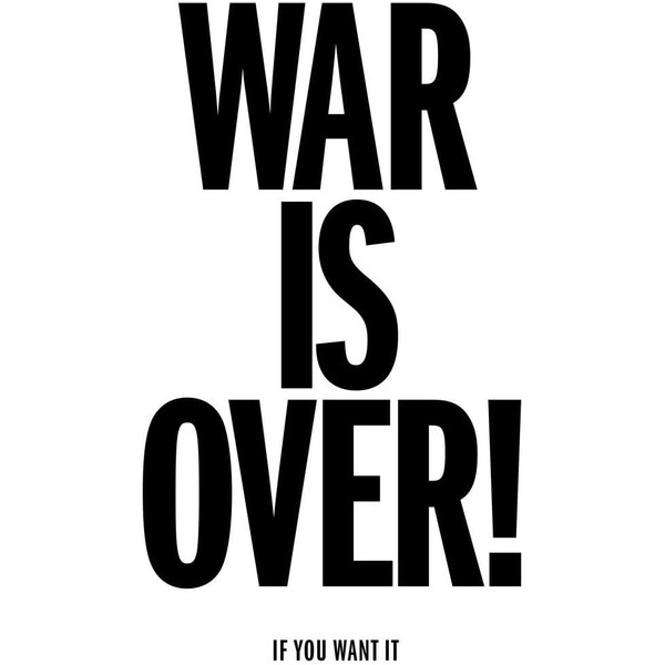 War is Over If You Want It Motivational Cool Wall Decor Art Print Poster 24x36
