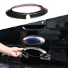 DIYUCAR ABS Plastic Car Rear Badge Ring Logo Frame Cover