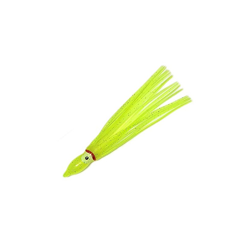 4.5" Squid Skirts - Yellow #11-40 Pieces