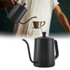 550ml Stainless Steel Long Gooseneck Coffee Pot Kettle with Lid