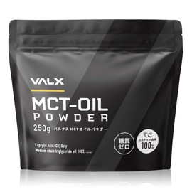 VALX BALX MCT Oil Powder, 8.8 oz (250 g), Expiration Date, End of October 2024, Medium Chain Fatty Acids, 100% Coconut Oil, Emulsifier, Additive-Free