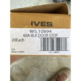 Unbranded Door Stop Matte Black 3 3/4" WS.10894