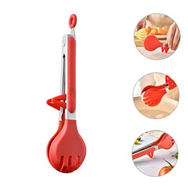 MAGICLULU Kitchen Food Tongs Self-Locking Serving Tongs for Grilling Frying BBQ Ergonomic Design Easy to Clean Kitchen Utensil for Parties Family Gatherings