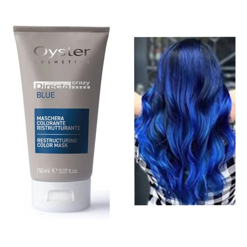 Mascarilla Con Color Directa Crazy Oyster Tono Azul150