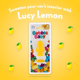 BUBBLEBABY Lemon Fragranced 3D/Vent Clip Car Vent Air Freshener And Odour Eliminator (Pack of 6)