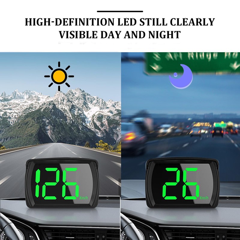 Sporgo Car Digital HUD Head Up Display: Speedometer GPS Car