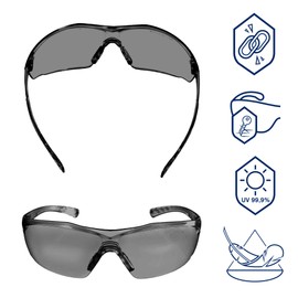 Dräger Sunglasses Dräger Prospect 8321 – Grey Anti-Fog Safety Glasses