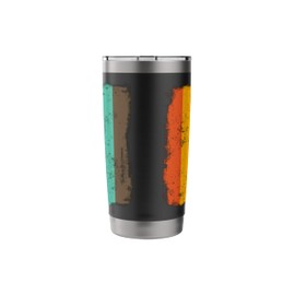 Gymnastics Retro 70's Vintage Still Rings Men Gymnast Stainless Steel Insulated Tumbler