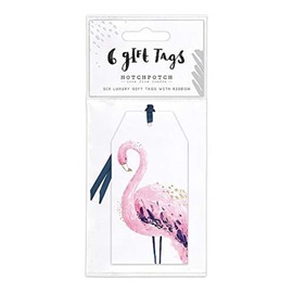 Hotchpotch Pink Flamingo Gift Tags - Pack of 6
