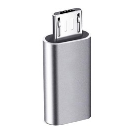 Remarks Japan Micro USB Type-C Adapter Type-C to Micro USB Charging Converter Connector Silver