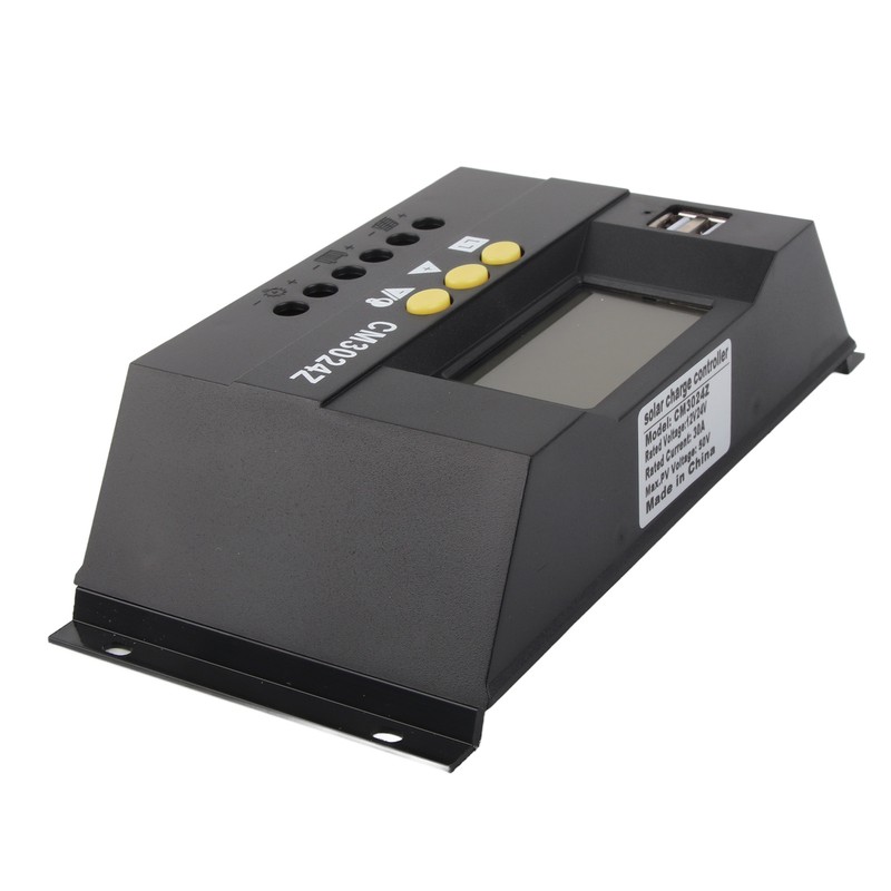 Solar Controller 12V 24V 30A PWM Automatic Photovoltaic Charge Control