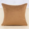 Alerfa Square Pillow Geometric Stripes Embroidery Cut Velvet Cushion Case