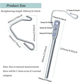 Gxeabg 200PCS Fence Wire Tensioner, T Post Clips, Fence Wire Tightener Tool with Tightener Handle, Fence Tighteners for Barbed Wire, Bulk Galvanized Steel Fence Wire Tightener for Tighting Farm Garden