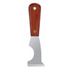 Warner 5-in-1 Stiff Glazier Knife, Stainless Steel Blade, Rosewood Series,