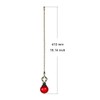 Set of 2 Vintage-Style Red Fan Pull Ceiling Fan Chain