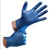 Box of 100 Powder Free Single Use Vinyl Gloves (Blue,