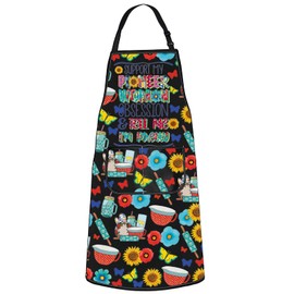 WZMPA Pioneer Woman Cooking Apron Cooking Lover Gift I Have A Confession I've Got A Pioneer Woman Obsession Grilling Apron, I Have a Confession Ap