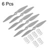 MECCANIXITY 6Pcs 10x5 Inch Propeller RC Propellers 2-Vane Blades Props