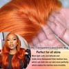 20 Inch Ginger Orange 13x4 Lace Front Wigs Human Hair
